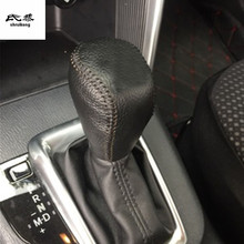 AT/MT-palanca de cambios de cuero genuino, cubierta de freno de mano y freno de estacionamiento para Mazda CX-5 CX5 CX 5, 2015-2017, 1 ud. 2024 - compra barato