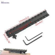 MIZUGIWA Scope Mount Mauser K98 / Turkish VZ 24 Scout Weaver 20mm Picatinny Rail Adapter 13 Slots 135mm Airsoft 2024 - buy cheap