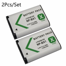 2Pcs x 1350mAh  Battery NPBX1 NP BX1 NP-BX1 For Sony DSC RX1 RX100 AS100V M3 M2 HX300 HX400 HX50 HX60 GWP88 AS15 WX350 Batteria 2024 - buy cheap
