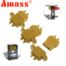 AMASS Connector Plug XT60E-M Mountable XT60 Male Plug Connector For RC Parts 2pcs/5pcs/10pcs 2024 - buy cheap