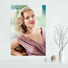 Custom Scarlett Johansson Decorative Canvas Poster High Quality Home Decoration Wall Art Cloth Canvas Fabric Wall Poster Print 2024 - buy cheap