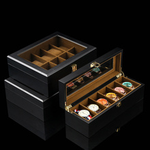 European Style Watch Storage Boxes Case Wood Black Mechanical Watch Display Organizer New Women Jewelry Gift Case Holder 2024 - buy cheap