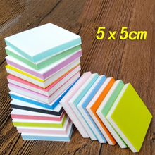 5*5cm Square Engraving Eraser Stamp for DIY 10 pcs/lot Colorful 3 Layers Good Quality School & Office Supplies 2024 - buy cheap