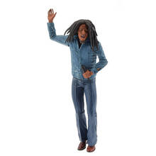 The Hot sale Music Legends Jamaica Singer Bob Action Figure PVC 18CM Anime game TOY GIFT for friends Doll Model Collection NEW 2024 - buy cheap