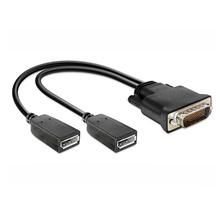 Cabo dms59 genuíno para dp duplo, cabo de displayport para 2x dp fêmea 2024 - compre barato