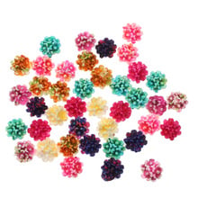 100 piezas 10x9mm resina mixta flor decoración manualidades cabujón cuentas adornos para Scrapbooking DIY Accesorios 2024 - compra barato