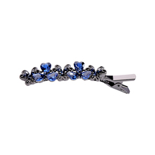 Luxury Crystal Hair Barrettes Gun Metal  Color Hair Pins For Mature Women Fashion  Party Gift Jewelry Drop Shipping 2024 - buy cheap