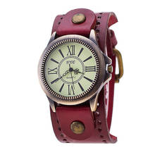 CCQ Luxury Brand Vintage Cow Leather Bracelet Watch Men Ladies Wristwatch Horloges Luxury Quartz Watch  Relogio Feminino 2016 2024 - buy cheap