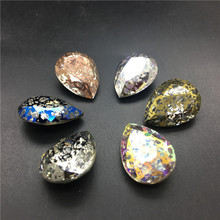 Crystal Patina 13X18mm 10x14mm Teardrop Crystal Fancy Stone  K9 Glass Droplet Beads Quality Jewelry Making 2024 - buy cheap