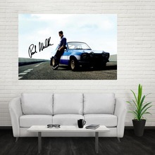 Nice New Paul Walker Poster Custom Canvas Poster Art Home Decoration Cloth Fabric Wall Poster Print Silk Fabric Print 2024 - buy cheap