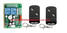 Free Shipping Smart home 220V 2CH RF Wireless Remote Control Switch learning code  1pcs recevier + 2pcs transmitter 2024 - buy cheap