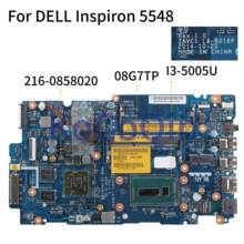 KoCoQin portátil placa base para DELL Inspiron 5548 de 5448 de 5543 I3-5005UMainboard CN-08G7TP 08G7TP ZAVC1 LA-B016P SR27G 216-0858020 2024 - compra barato