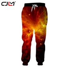 CJLM-pantalones de chándal con estampado 3D de cielo estrellado para hombre, pantalones de gran tamaño, diseño creativo, informal, 5XL, gran oferta, Invierno 2024 - compra barato