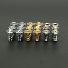 Tornillo avellanado de titanio para bicicleta, tornillos Allen para auriculares hexagonales, M6x15mm, 6 uds. 2024 - compra barato