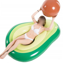 Inflatable Avocado Pool Floating Row Summer Beach Swimming Raft Toy Water Sports Air Cushion For Kids Adults High Quality 2024 - buy cheap