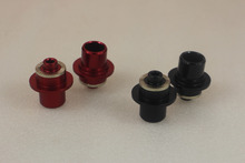 5mm QR Side Caps for Powerway PHB-M74, M74 135mm 150mm O.L.D. front hub end caps adaptor converter, aluminum alloy, black & red 2024 - buy cheap