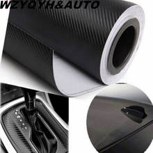 30cmx127cm 3D Carbon Fiber Vinyl Car Wrap Sheet Roll Film Car stickers and Decals Motorcycle Car Styling Accessories Automobiles 2024 - buy cheap