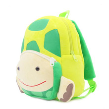 Mochila de pelúcia para crianças de 2 a 4 anos, bolsa tartaruga de desenho animado para escola, meninos e meninas, presente para jardim de infância 2024 - compre barato