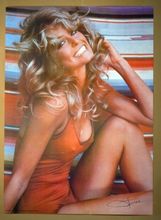 FARRAH FAWCETT-cartel de pintura decorativa, 1976 seda, 24x36 pulgadas 2024 - compra barato