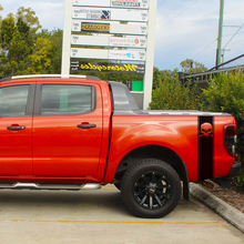 Car accessories 2pcs skull tail truck bed box graphic vinyl car sticker customs fit for Ford ranger 2012-2019 2024 - buy cheap