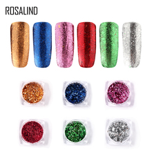 ROSALIND Shiny Galaxy Nail Glitter 1PCS Chrome Pigment 3D Magic Effect Powders for Nail Art Manicure Gel Varnish Decorations 2024 - buy cheap