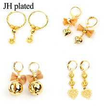 JHplated Many styles Africa Earrings for Women/Girl Arab Ethiopian Jewelry Gifts wedding Bride party 2024 - buy cheap