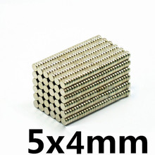 40pcs Super Powerful Magnetic Strong 5mm x 4mm Neodymium Magnets Bulk Small Round 5*4 N35 Magnet 5x4 2024 - buy cheap