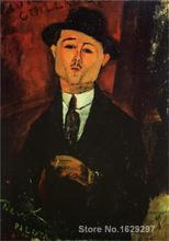 Paul Guillaume por Amedeo Modigliani pinturas Para a venda de Decoração Para Casa pintados à Mão de Alta qualidade 2024 - compre barato