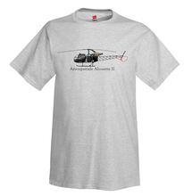 Camiseta de helicóptero Aerospatiale Alouette Ii, marca de moda popular, personalizada con tu divertida camiseta de algodón, 2019 2024 - compra barato