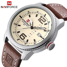 2016 Luxury Brand NAVIFORCE Date Quartz watch Men Casual Military Sports Watches Leather Wrist Watch Male Relogio Masculino 2024 - buy cheap