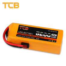 TCB RC Lipo Battery 6S 22.2V 5200mAh 25C 35C For Drone RC Helicopter Airplane Quadrotor Car FPV High Rate RC Battery LiPo 2024 - buy cheap