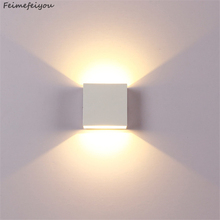 wall light lamps outdoor lighting 6W lampada LED Aluminium rail project Square LED lamp bedside lights bedroom wall decor arts 2024 - buy cheap