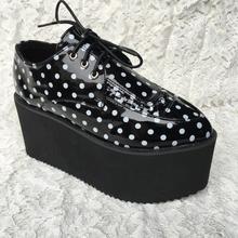 Princess sweet punk shoes Custom shoes muffins anti slip bottom Japanese Harajuku soft sister sole zipper super high an1419 2024 - buy cheap