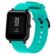 Correa deportiva de silicona suave de 20MM para Xiaomi Huami Amazfit Bip, pulsera de repuesto para reloj inteligente, accesorios 2024 - compra barato