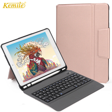 Bluetooth Keyboard Case For iPad 2018 9.7 W Pencil Holder Ultra Slim Stand Leather TPU Cover For iPad 2017 Air 1/2 Keypad klavye 2024 - buy cheap