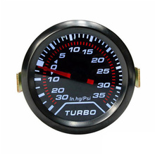 2" 52mm Car Universal Turbo Boost Gauge Meter Kit Smoke Len LED 35 Psi 12V 2024 - buy cheap