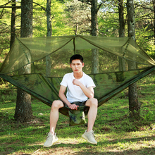 1-2 Person Outdoor Mosquito Net Parachute Nylon Hammock Camping Hanging Sleeping Bed Swing Portable Double Travel Hammock Chair 2024 - buy cheap