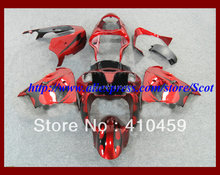 De inyección para motocicleta molde para KAWASAKI Ninja ZX9R 00 01 ZX 9R 2000 2001 ZX-9R 00-01 zx9r 00 01 Rojo Negro carenados cuerpo de trabajo 2024 - compra barato