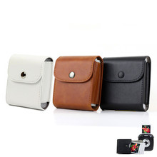 Retro Leather Button Pouch Photo Case For Storage Fujifilm Bag Instax Mini 9 Camera Square Films Photo Bag SQ10 SQ6 SQ20 SP3 2024 - buy cheap