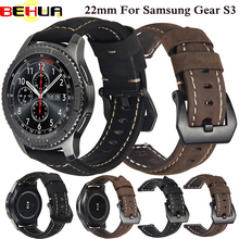 Qualidade do Couro Genuíno Assista Bracelete Banda Para Samsung Galaxy Relógio 42mm 46mm com Universal fivela preto Substituição Rápida cintas 2024 - compre barato