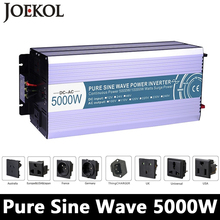 Inversor de onda sinusoidal pura de alta potencia, 5000W, DC12V/24V/48V a AC110V/220V, inversor Solar sin conexión a la red, convertidor de voltaje que funciona con batería 2024 - compra barato