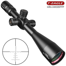 T-eagle-mira telescópica de caza MR SFFFP 6-24x50, primer Rifle Focal con nivel de espíritu, Rifle táctico de largo alcance 2024 - compra barato