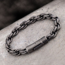 Pulsera de eslabones giratorios para hombre, de acero inoxidable, joyería de moda 2024 - compra barato