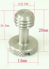 Steel long 3/8"-16 camera screw for tripod and Quick Release plate 3/8 screw tripod camera 2024 - buy cheap
