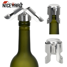 NICEYARD, нержавеющая сталь, шампанское, сверкающая пробка, винная пивная бутылка, регулируемая крышка для бутылки, пробка, барный инвентарь 2024 - купить недорого