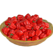 30pc artificial color sweet pepper faux fruit fake Bell Pepper for home kitchen artificial flower green 2024 - buy cheap