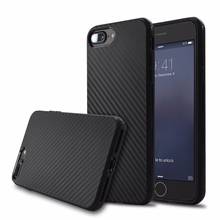 Carbon Fiber Case For iPhone 8 7 Plus Soft Phone Cases Cover TPU Silicon Case For iPhone 8 7 6 6s Plus 5 5s SE Fundas Capa 2024 - buy cheap