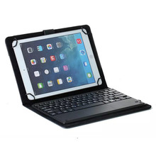 Tablet universal com android, destacável, bluetooth, com touchpad + capa de couro pu, suporte, 9, 9.7, 10, 10.1 polegadas 2024 - compre barato