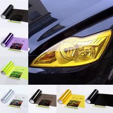Luz del coche película 30 cm x 60 cm hoja envoltura cambio de Color seguridad 2024 - compra barato