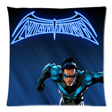 Nightwing robin capa decorativa para sofá, de linho e algodão, fronha 2016 personalizada, 18 "x18" 2024 - compre barato